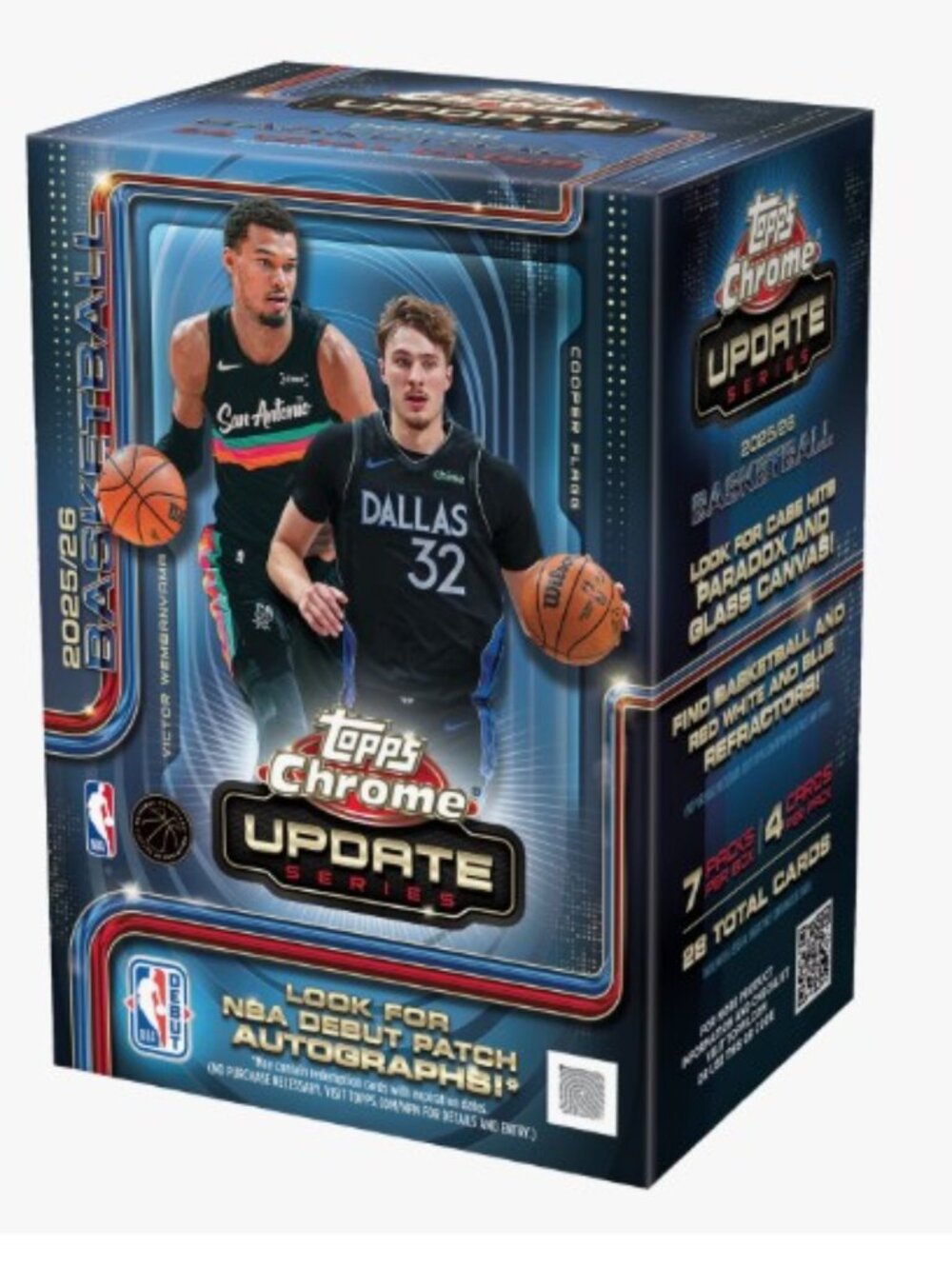 2025-26 Topps Chrome® Updates Basketball Value box  - SEALED
